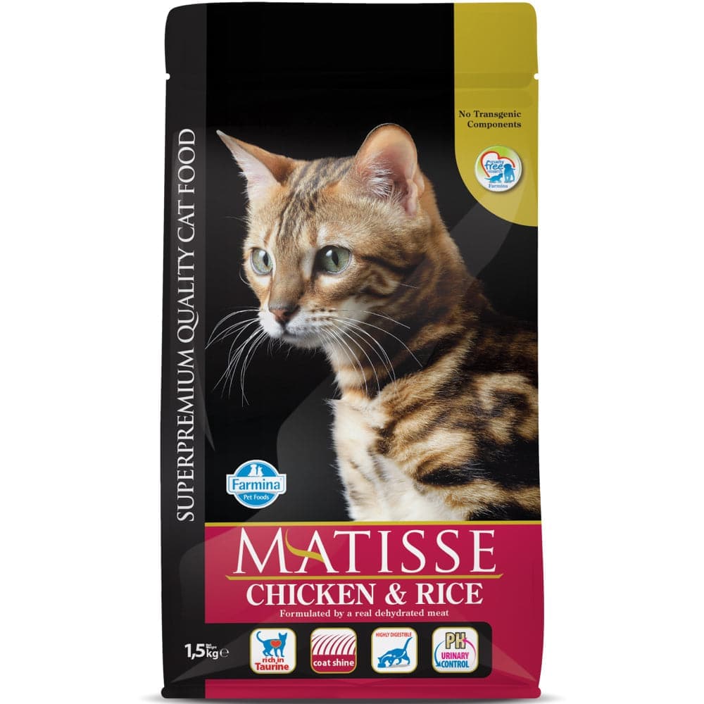 Farmina Matisse Chicken & Rice Adult Cat Dry Food — side view