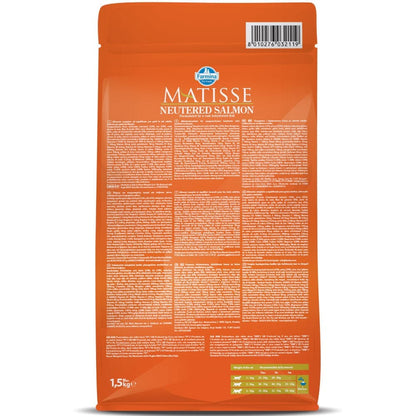Farmina Matisse Neutered Salmon Cat Dry Food — back view