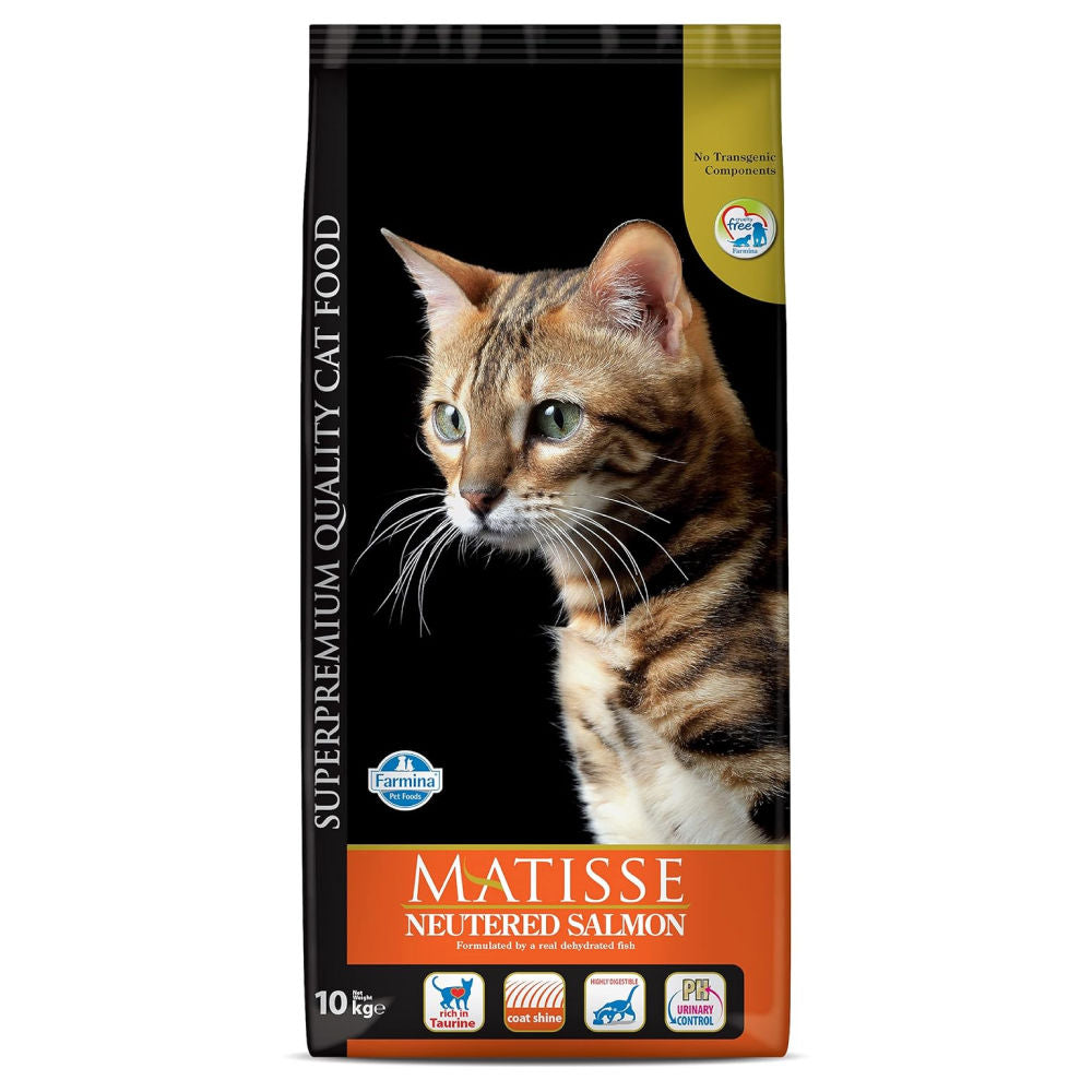 Farmina Matisse Neutered Salmon Cat Dry Food — detail shot