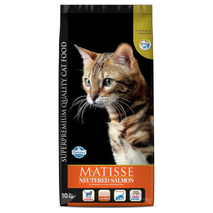 Farmina Matisse Neutered Salmon Cat Dry Food — detail shot