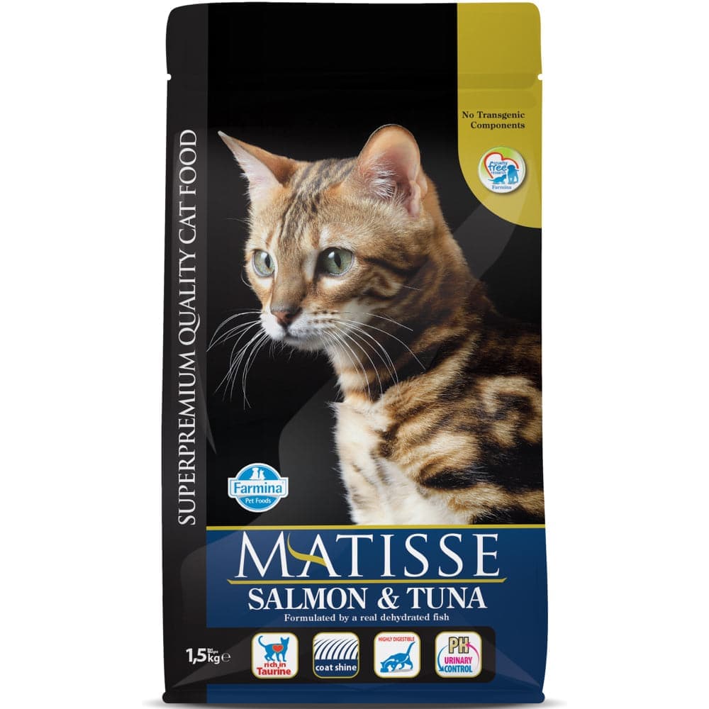 Farmina Matisse Salmon & Tuna Adult Cat Dry Food — back view
