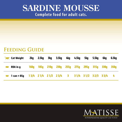 Farmina Matisse Sardine Mousse Wet Cat Food — side view