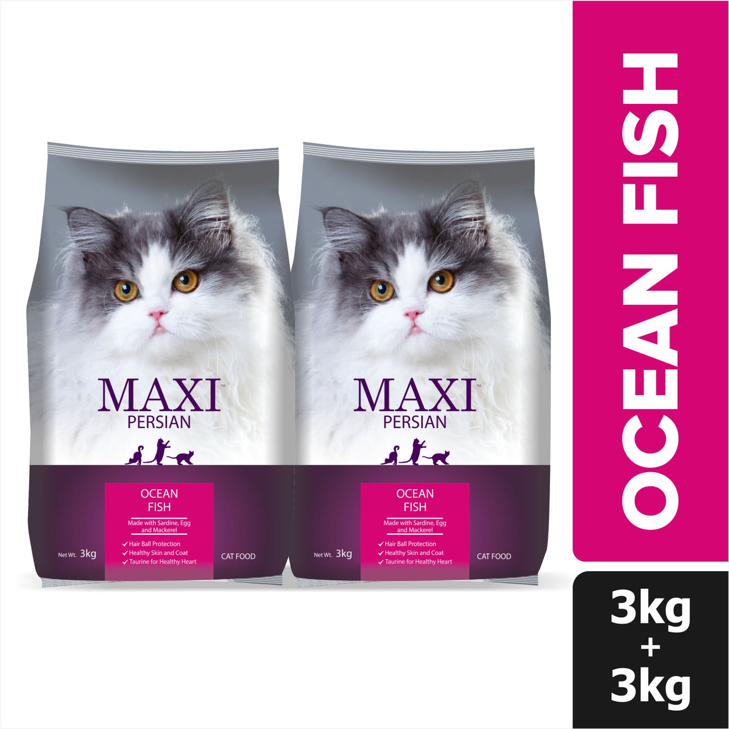 Maxi Persian Adult Cat Dry Food — side view