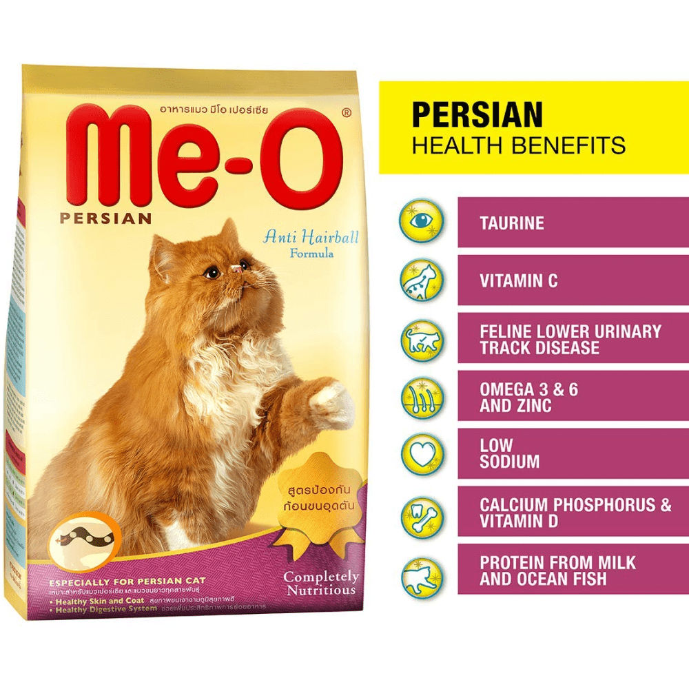 Me O Adult Persian Cat Dry Food — detail shot