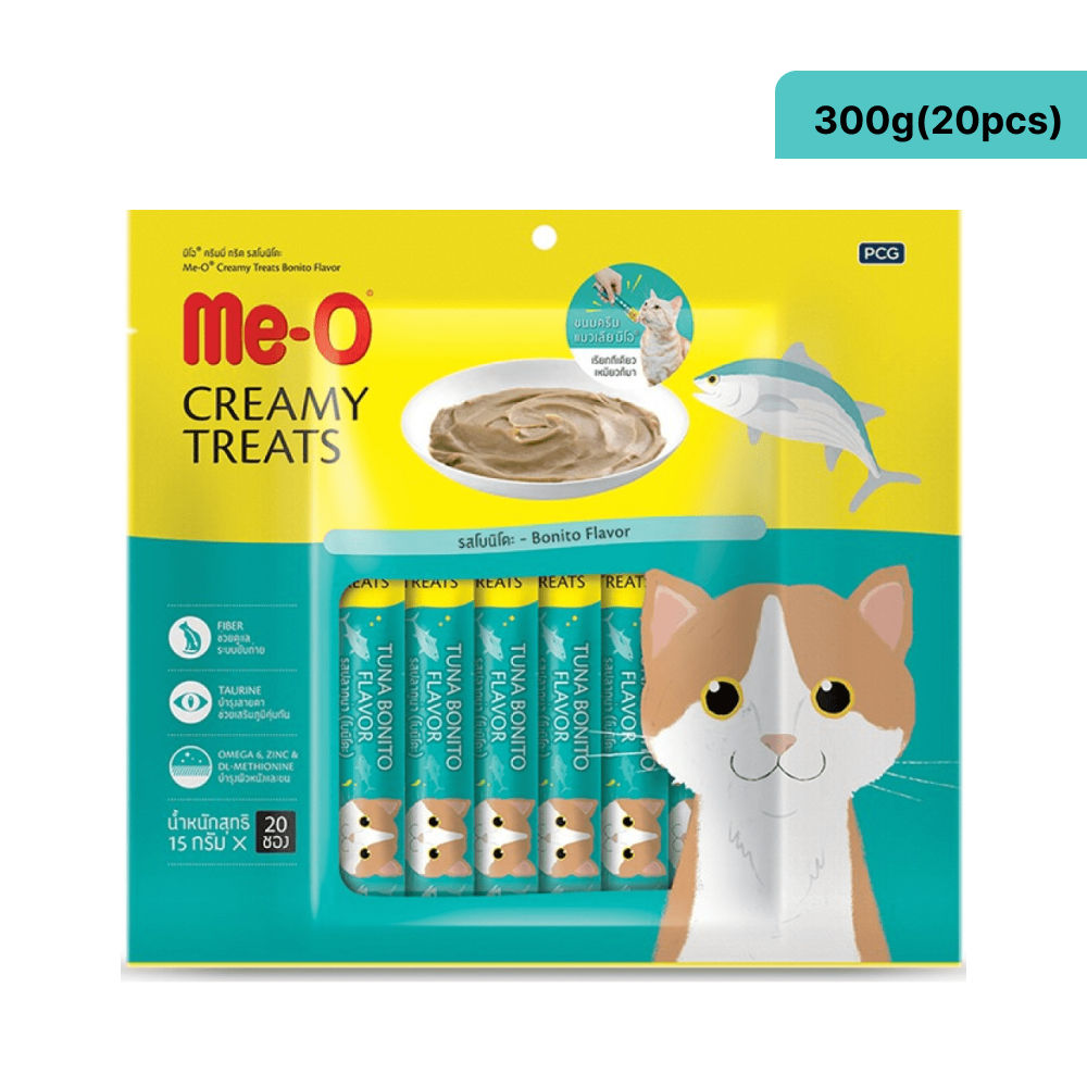 Me O Creamy Bonito Cat Treat — back view