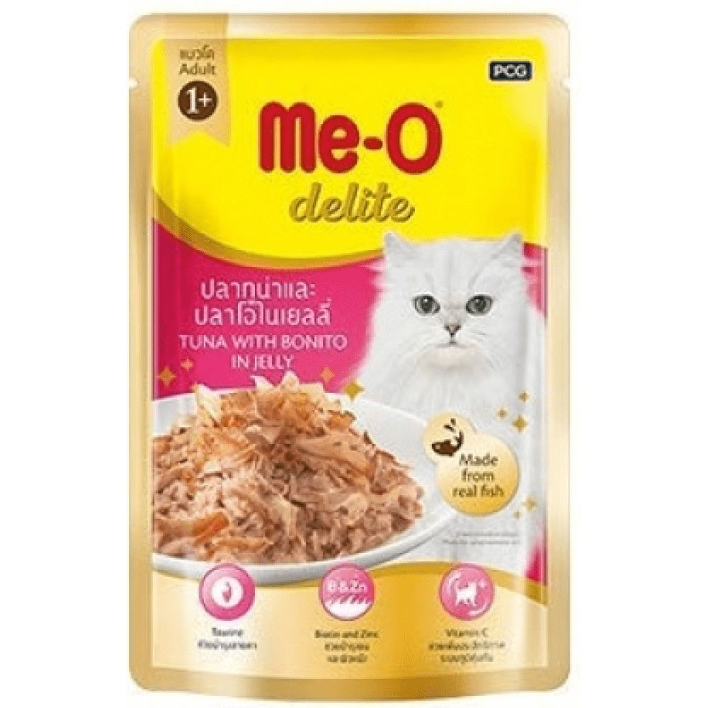 Me O Delite Tuna With Bonito In Jelly Cat Wet Food