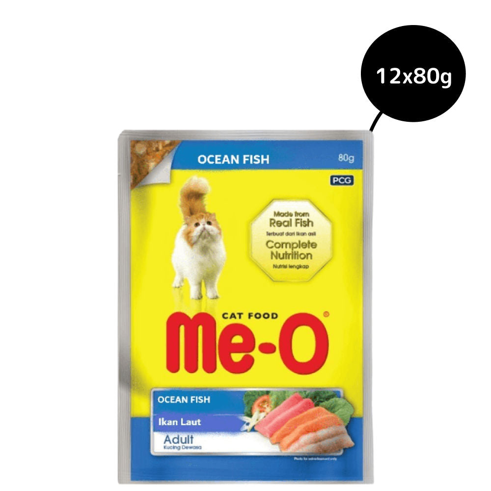 Me O Ocean Fish Adult Cat Wet Food — detail shot
