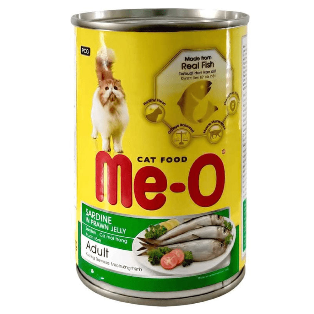 Me O Sardine In Prawn Jelly Canned Adult Cat Wet Food