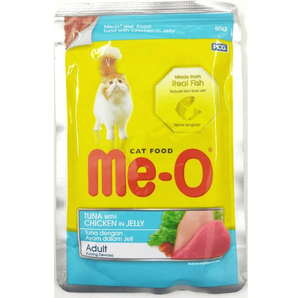 Me O Tuna Chicken In Jelly Adult Cat Wet Food