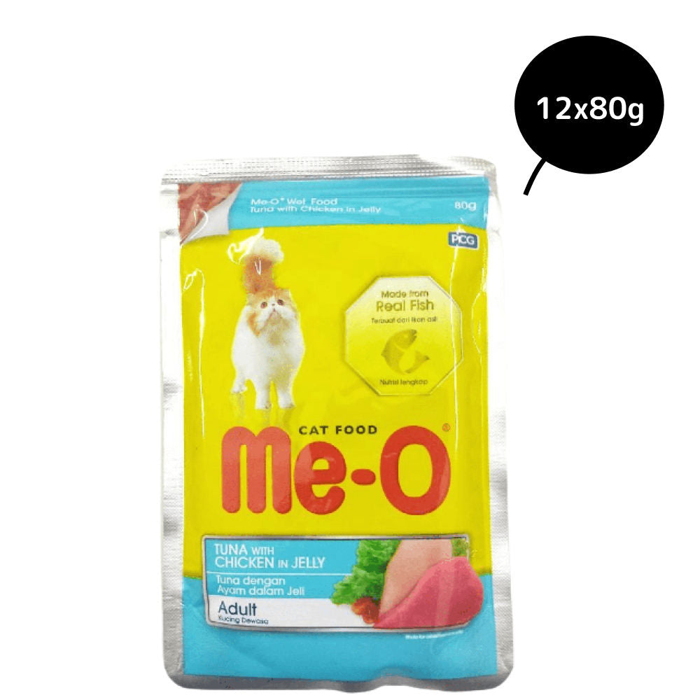 me-o-tuna-chicken-in-jelly-adult-cat-wet-food 12x80g