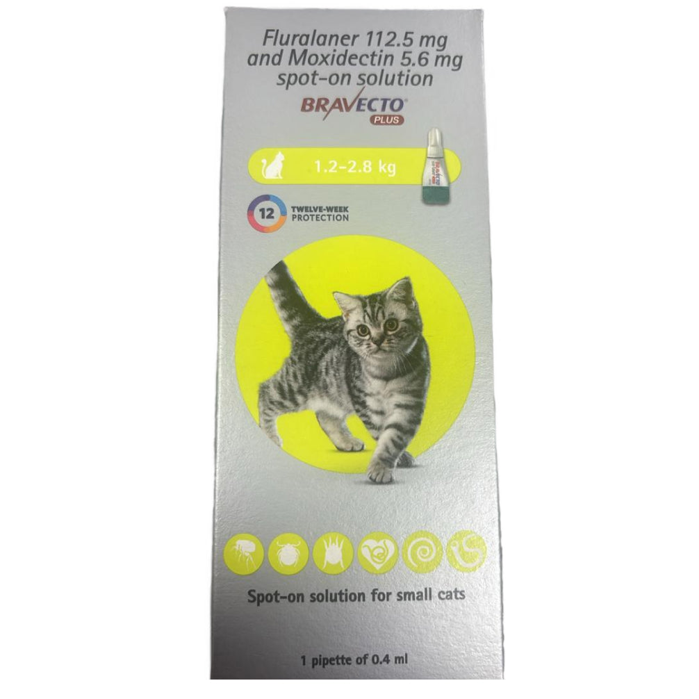 Msd Animal Health Bravecto 112 5Mg Fluralaner Topical Solution For Cats Kittens 1 Tablet - Image 4