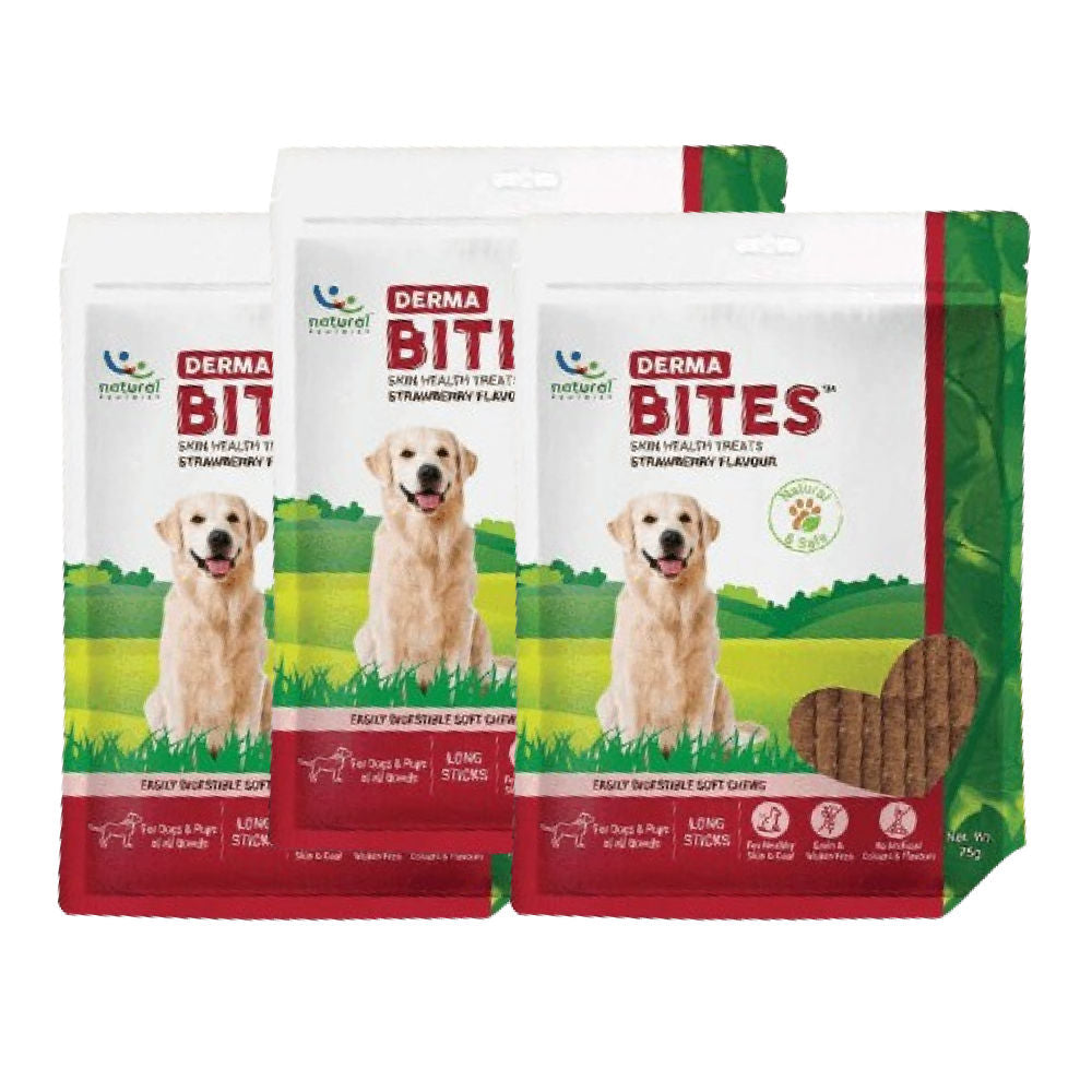 Natural Remedies Derma Bites Dog Treats — in use