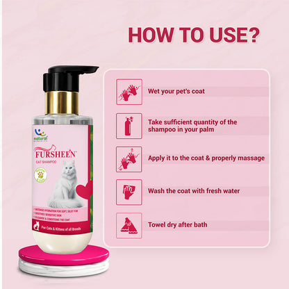 Natural Remedies Avocado Grape Seed Oil Fursheen Shampoo For Cats - Image 3