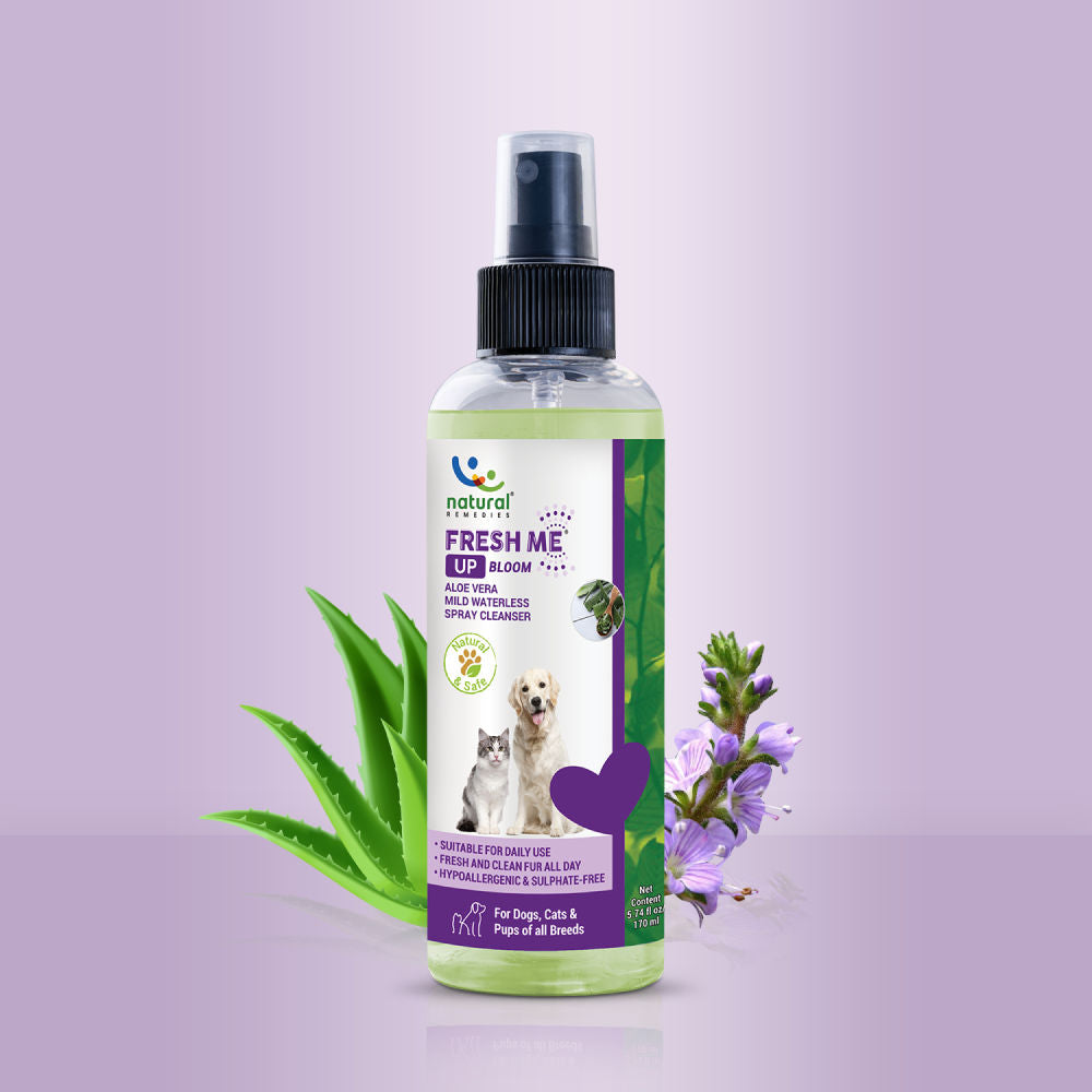 Natural Remedies Fresh Me Up Bloom Aloevera Cleanser For Dogs And Cats