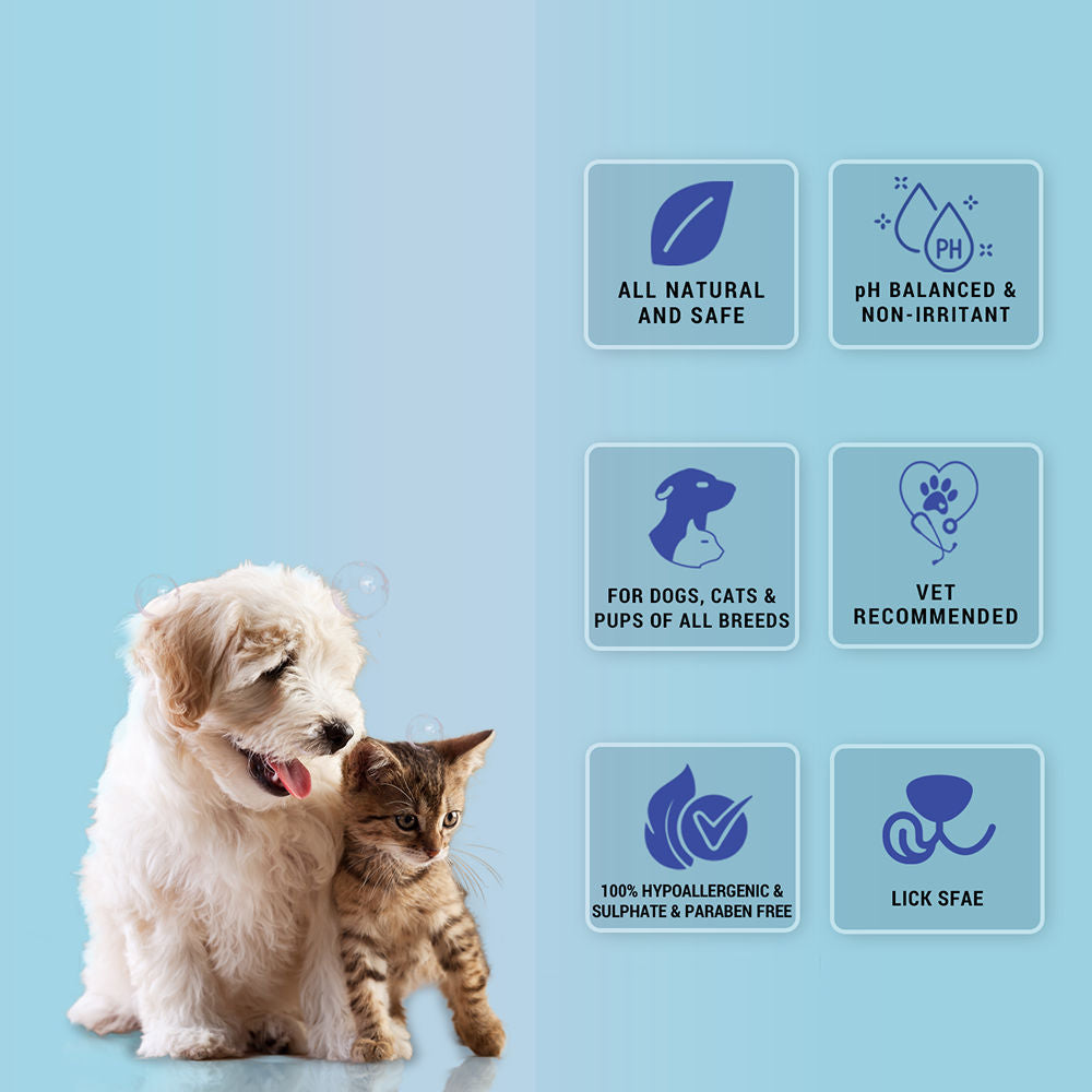 Natural Remedies Fresh Me Up Bloom Dry Shampoo for Dogs and Cats — side view