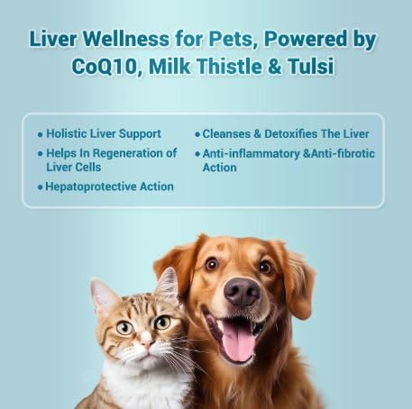 Natural Remedies Hep N sure Tablets for Dogs and Cats — back view