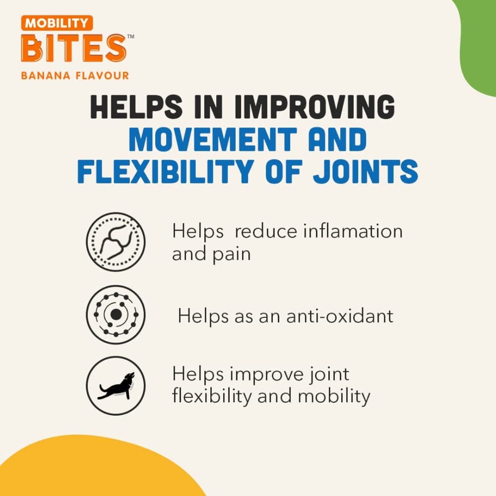 Natural Remedies Mobility Bites Chew Treats for Dogs — back view