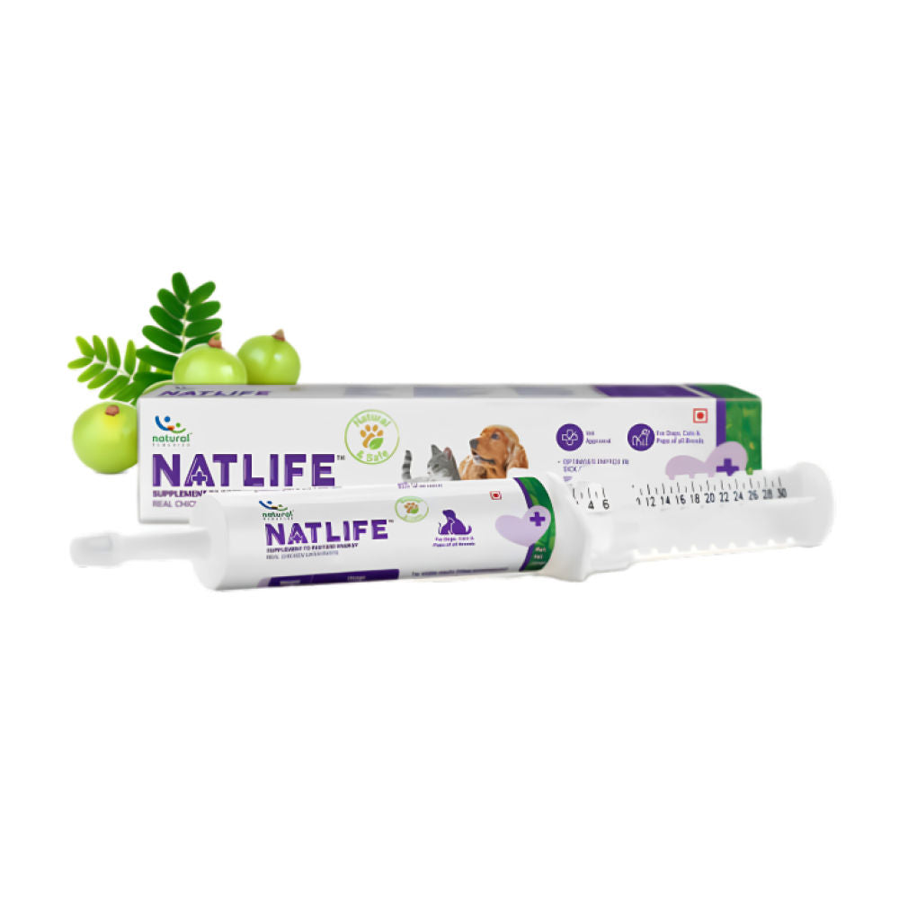 Natural Remedies Natlife Energy Immunity Supplement Paste For Dogs And Cats