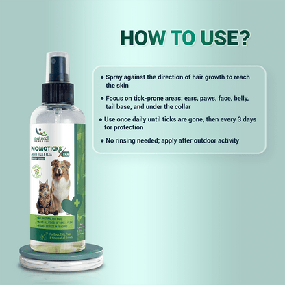 Natural Remedies Nomo Ticks Xtra Body Spray For Dogs And Cats - Image 5