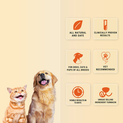 Natural Remedies Orthoron Joint Supplement Tablets for Dogs and Cats — back view