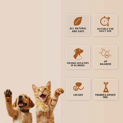 Natural Remedies Paw guard for Dogs and Cats — back view