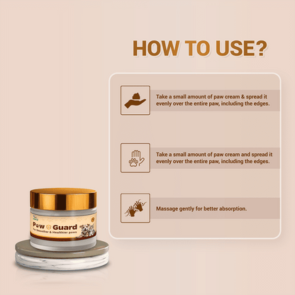 Natural Remedies Paw guard for Dogs and Cats — in use