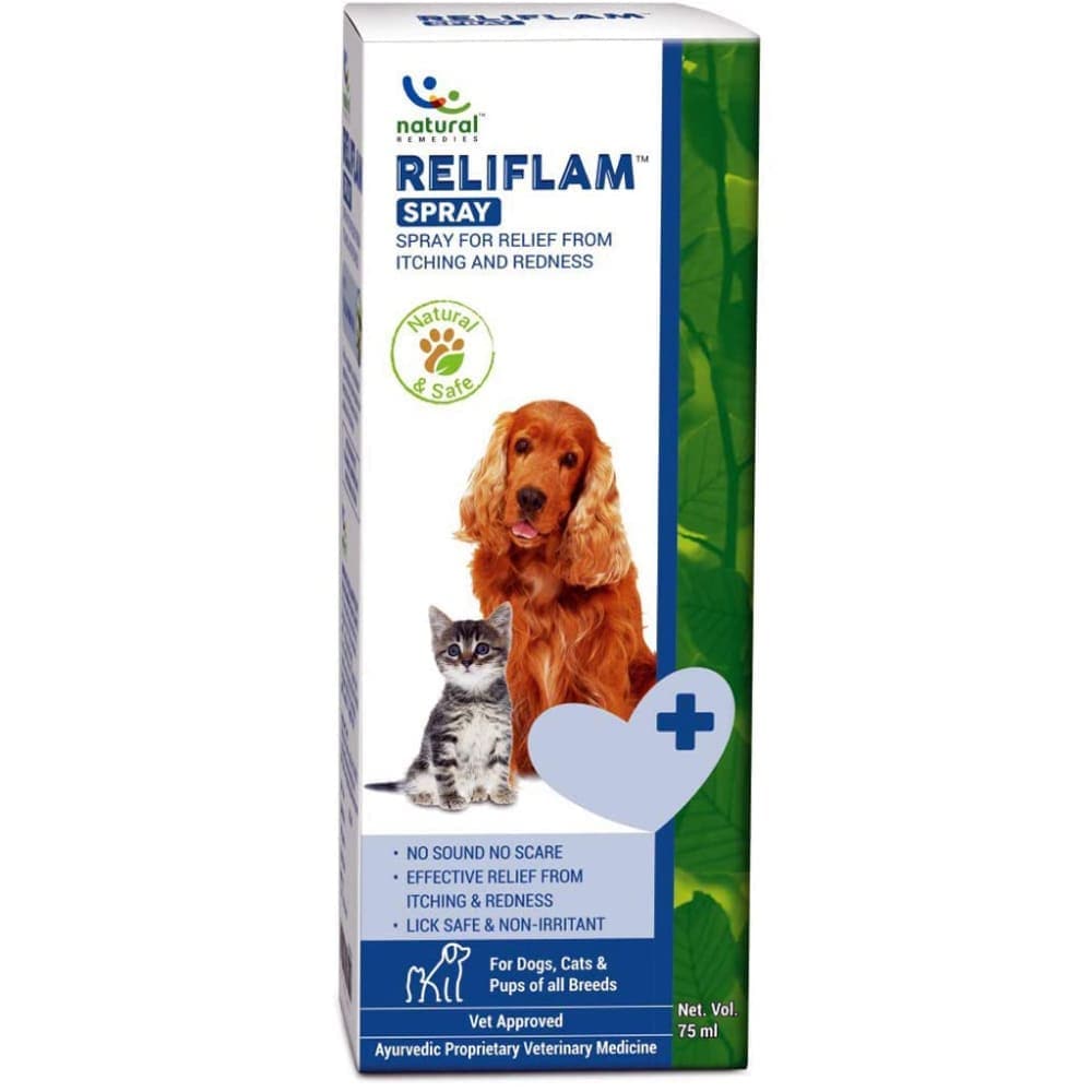 Natural Remedies Reliflam Itch Relief Spray For Pets