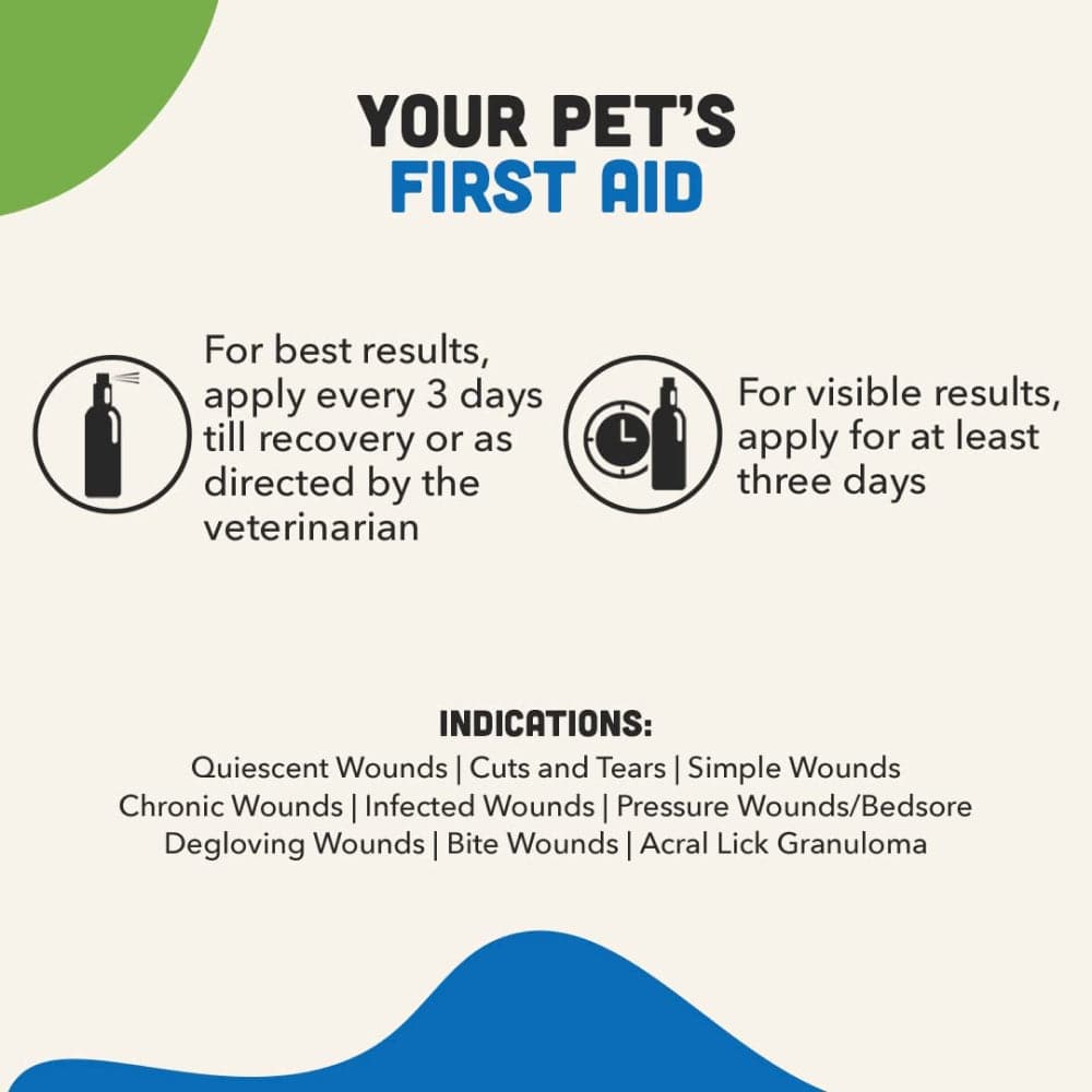 Natural Remedies Reliflam Itch Relief Spray for Dogs and Cats — in use