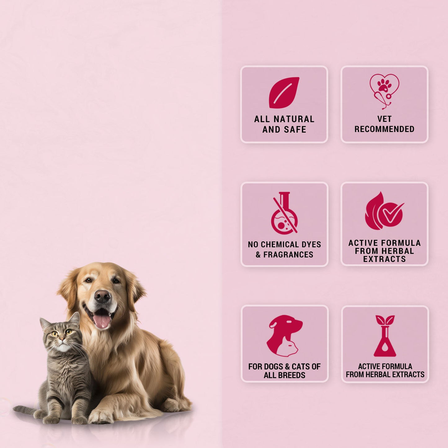 Natural Remedies Shine Me Up Advanced Hair Serum for Dogs and Cats — detail shot