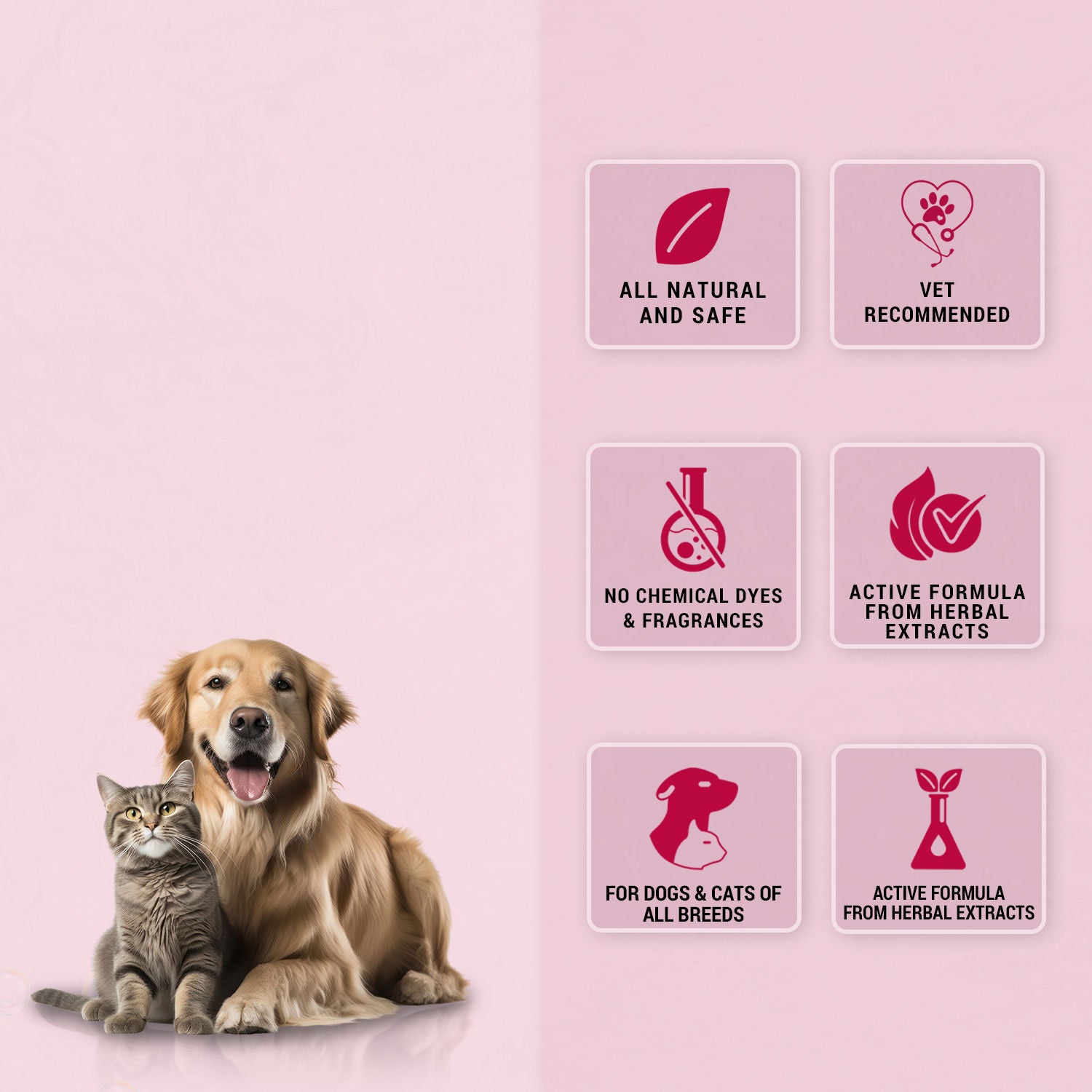 Natural Remedies Shine Me Up Advanced Hair Serum for Dogs and Cats — detail shot