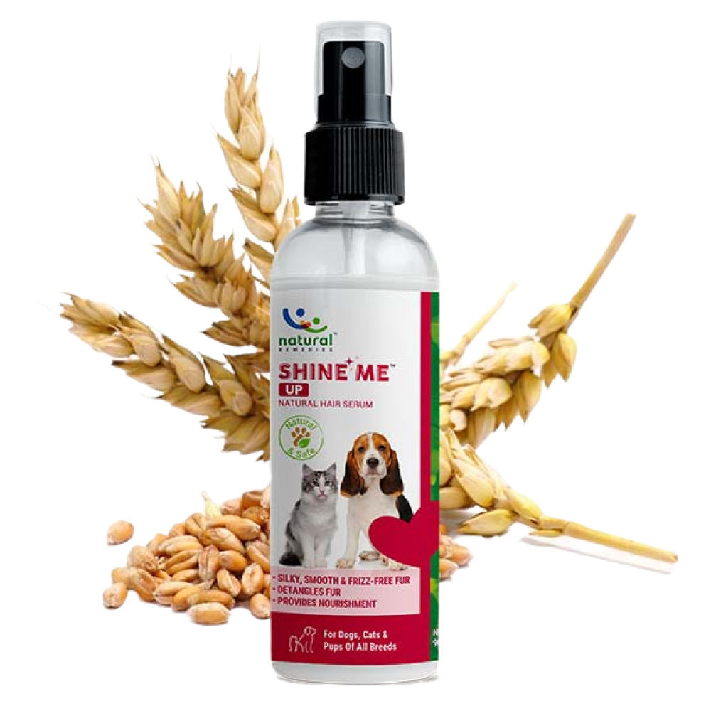 Natural Remedies Shine Me Up Hair Serum For Dogs And Cats