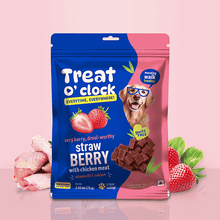Natural Remedies Treat Oclock Strawberry With Chicken Meat Treats For Dogs