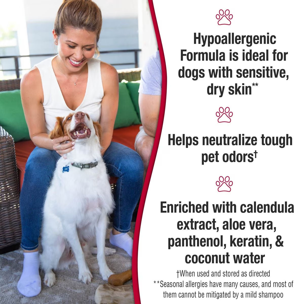Nature's Miracle Hypoallergenic Shampoo and Conditioner for Dogs — detail shot