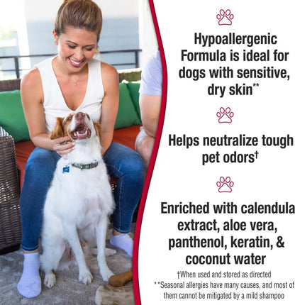 Nature's Miracle Hypoallergenic Shampoo and Conditioner for Dogs — detail shot