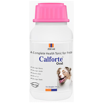 Neo Kumfurt Calforte Oral Syrup Health Tonic for Dogs and Cats — side view
