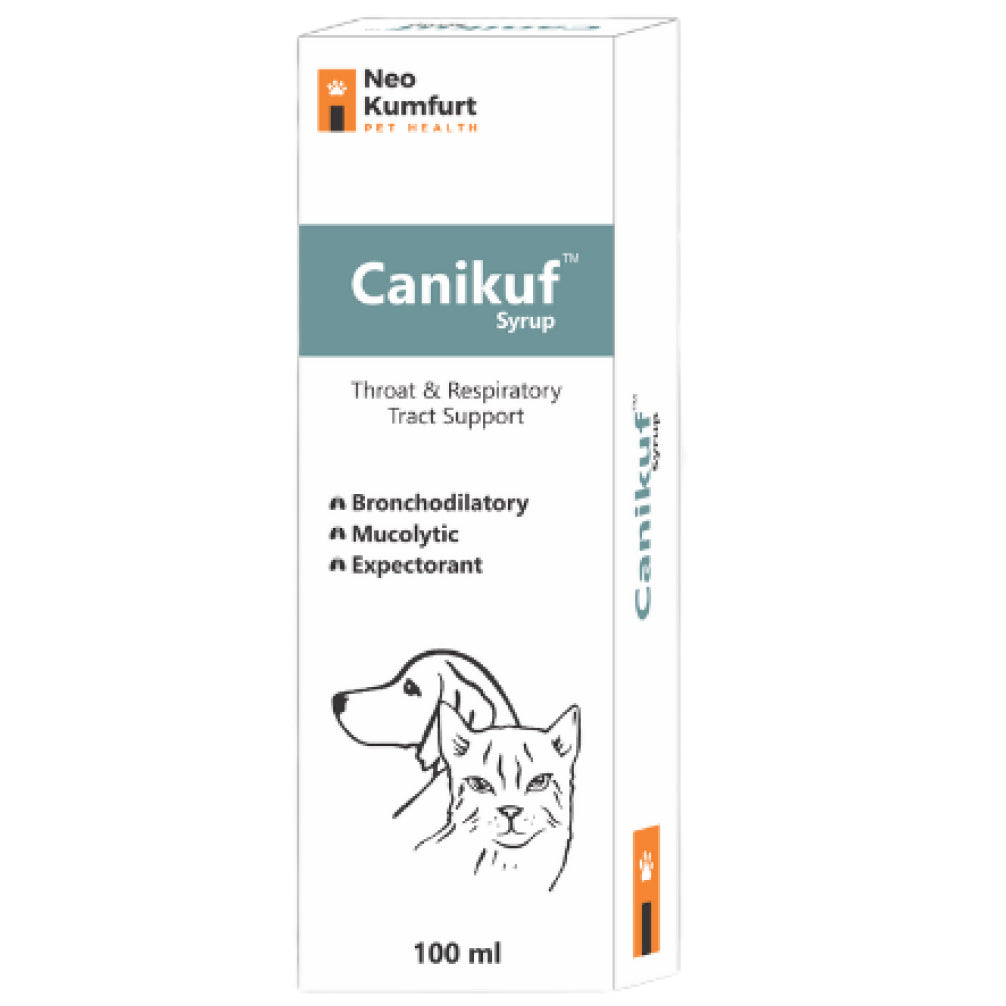 Neo Kumfurt Canikuf Syrup for Dogs and Cats — side view