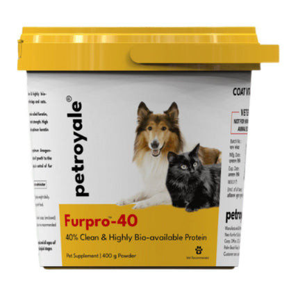 Neo Kumfurt Furpro 40 Protein Powder for Dogs and Cats — side view