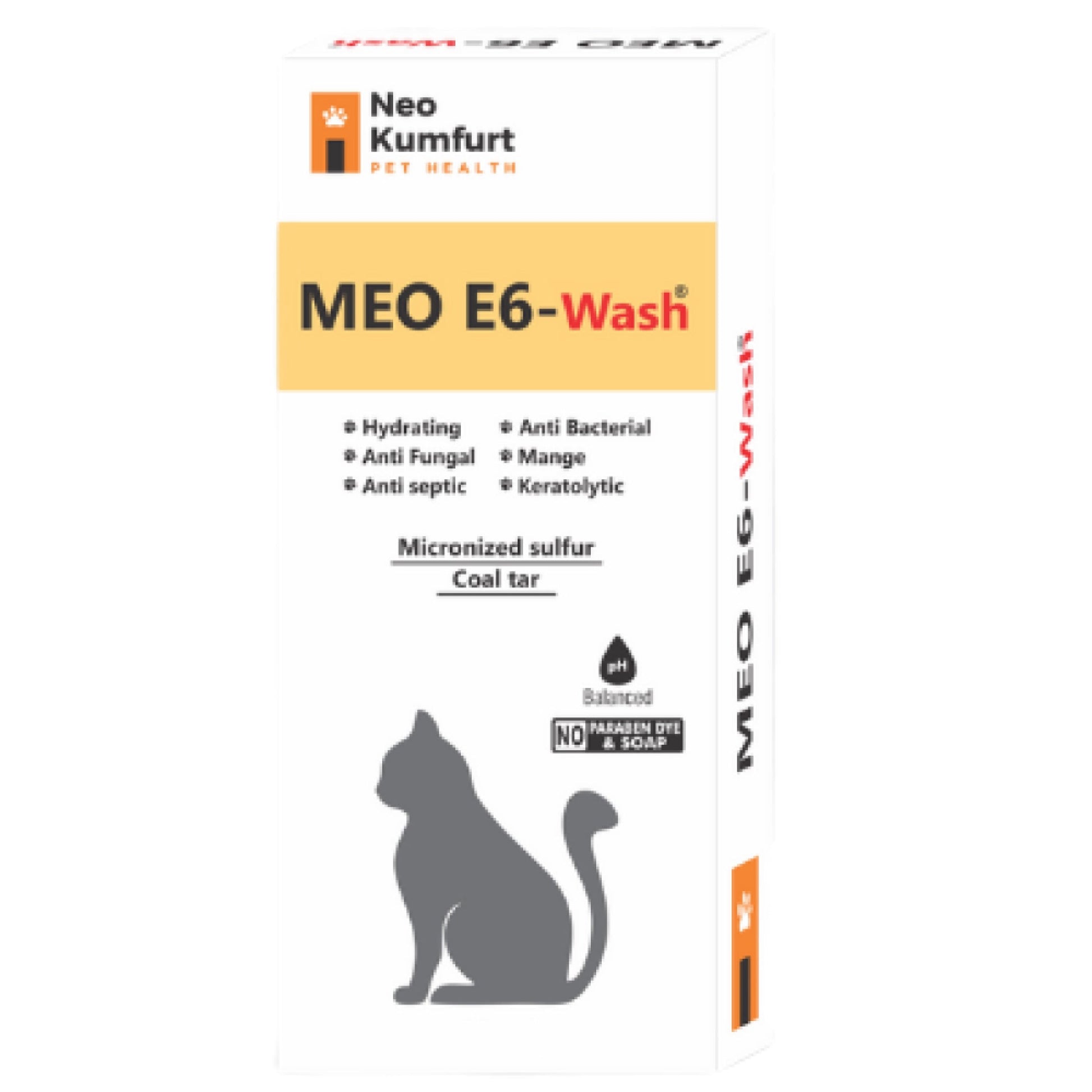 Neo Kumfurt Meo E6 Wash Shampoo for Cats — back view