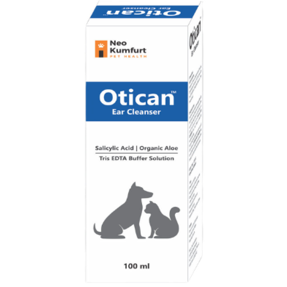 Neo Kumfurt Otican Ear Cleanser for Dogs and Cats — side view