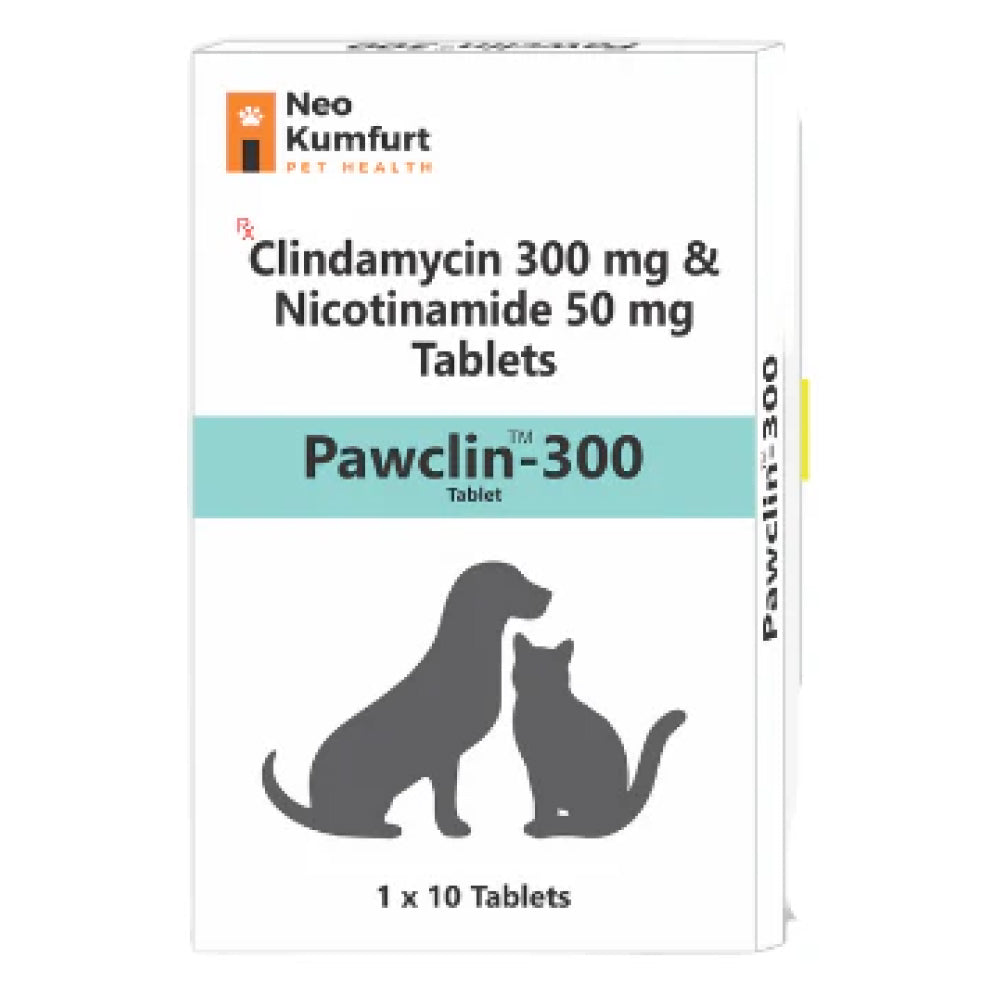 Neo Kumfurt Pawclin 300Mg Tablets For Dogs And Cats