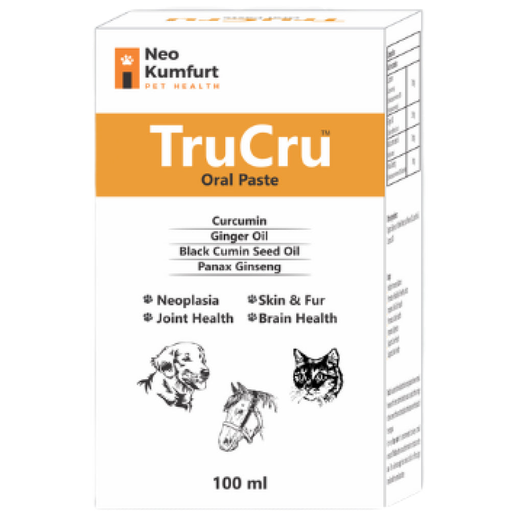 Neo Kumfurt Tru Cru Oral Paste for Dogs and Cats — side view