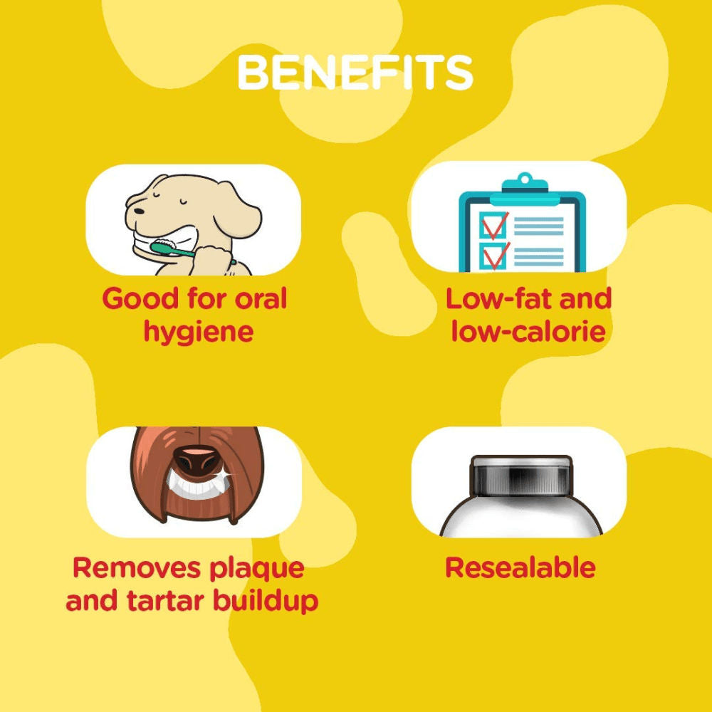 NPIC Twistix Yogurt & Banana Canister Dog Treats — side view