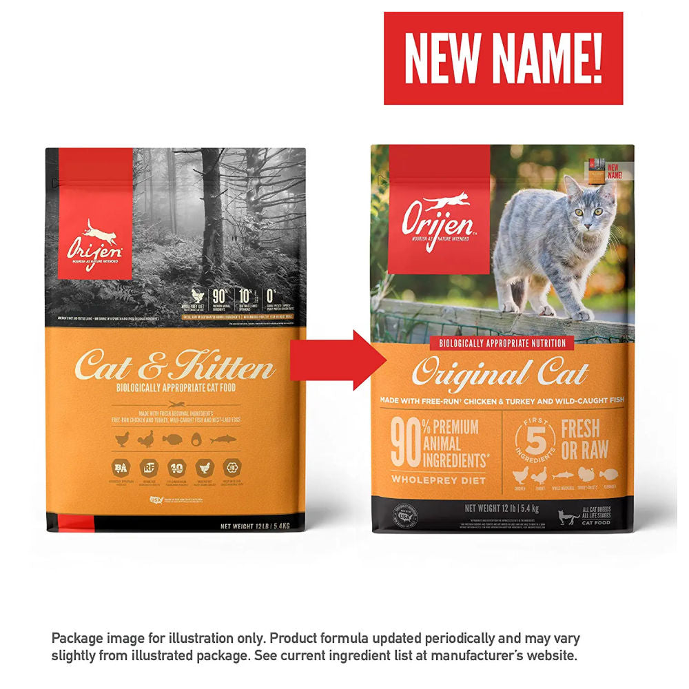 Orijen Original Cat & Kitten Dry Food — back view