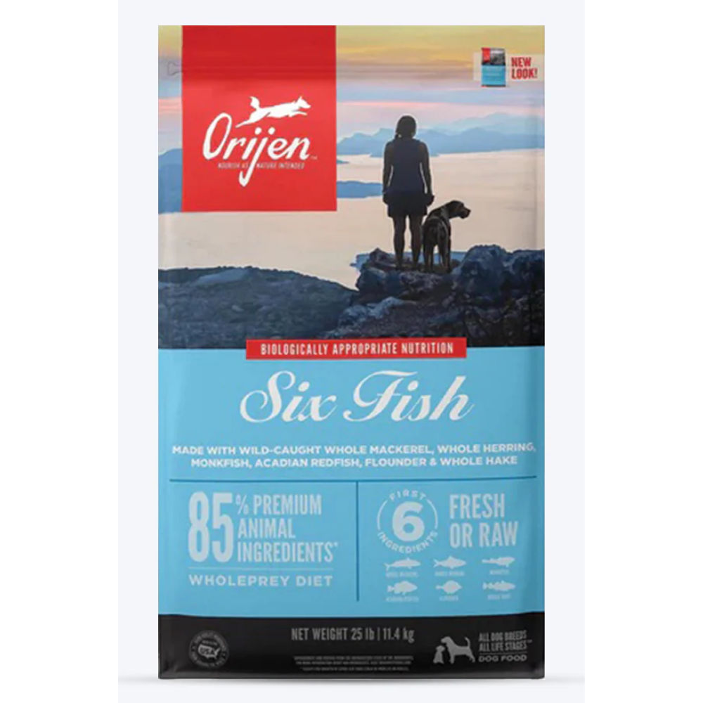 Orijen Six Fish Dog Dry Food — side view