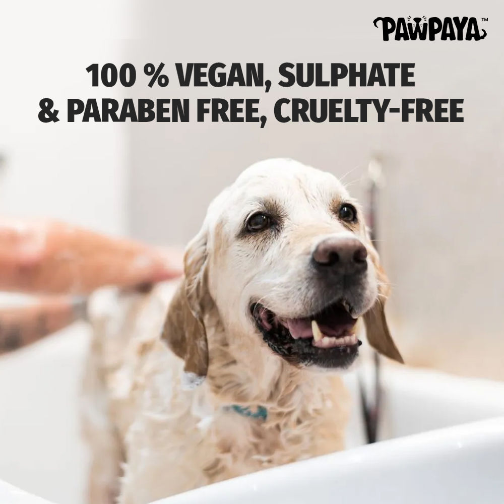Pawpaya Anti Itch Shampoo for Dogs — detail shot