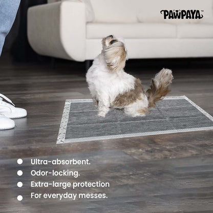Pawpaya Carbon Training Pad for Dogs — side view