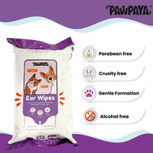 Pawpaya Ear Wipes For Dogs And Cats - Image 2