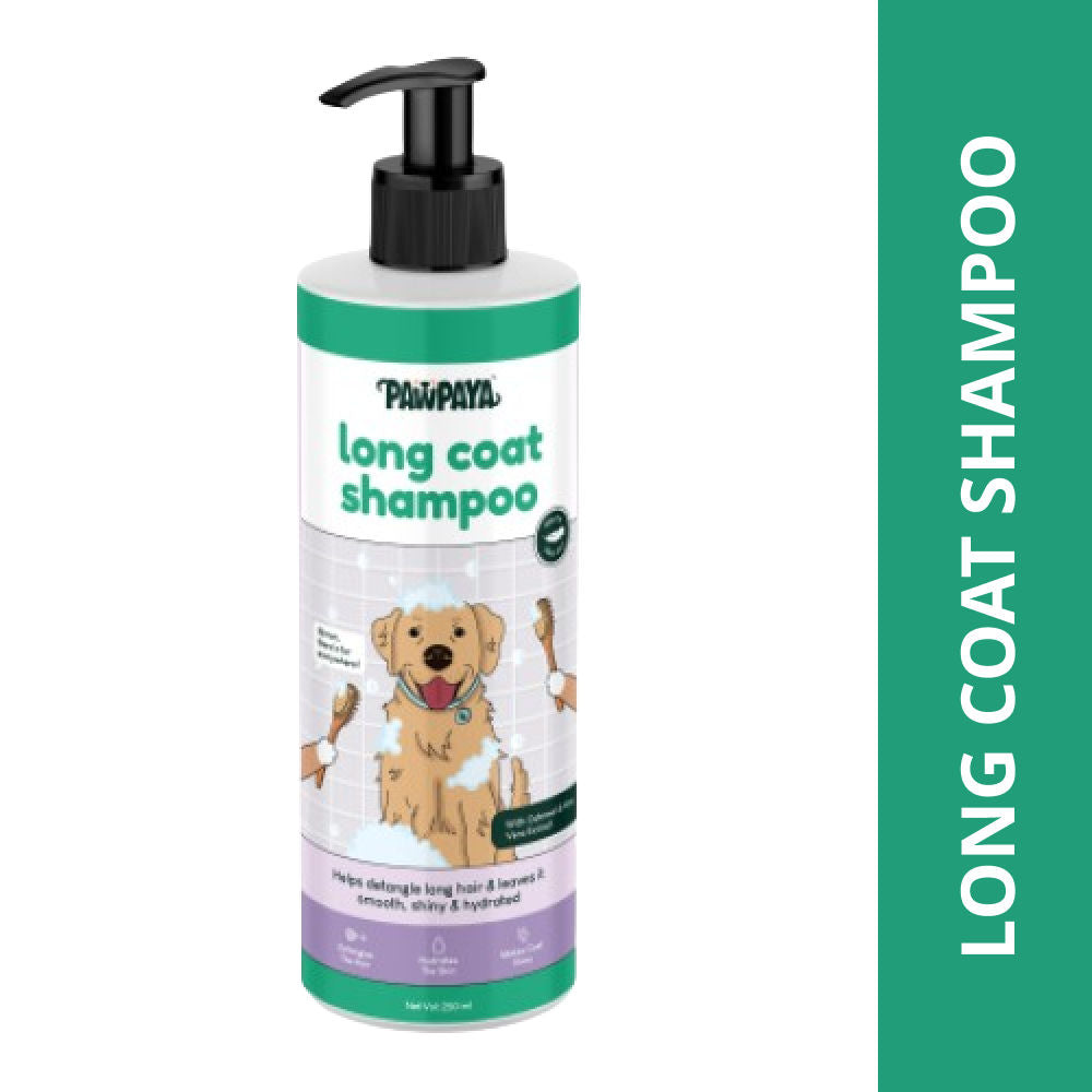 Pawpaya Long Coat Shampoo For Dogs