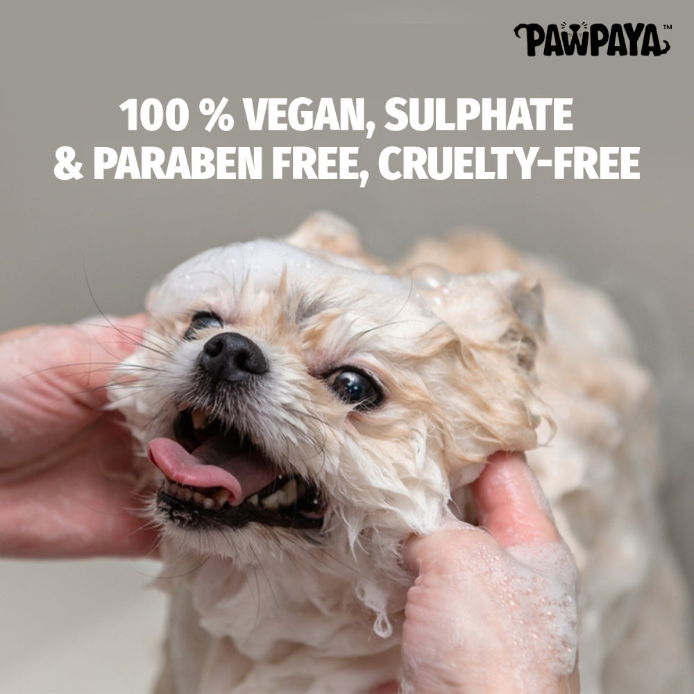 Pawpaya Puppy Shampoo for Dogs — back view