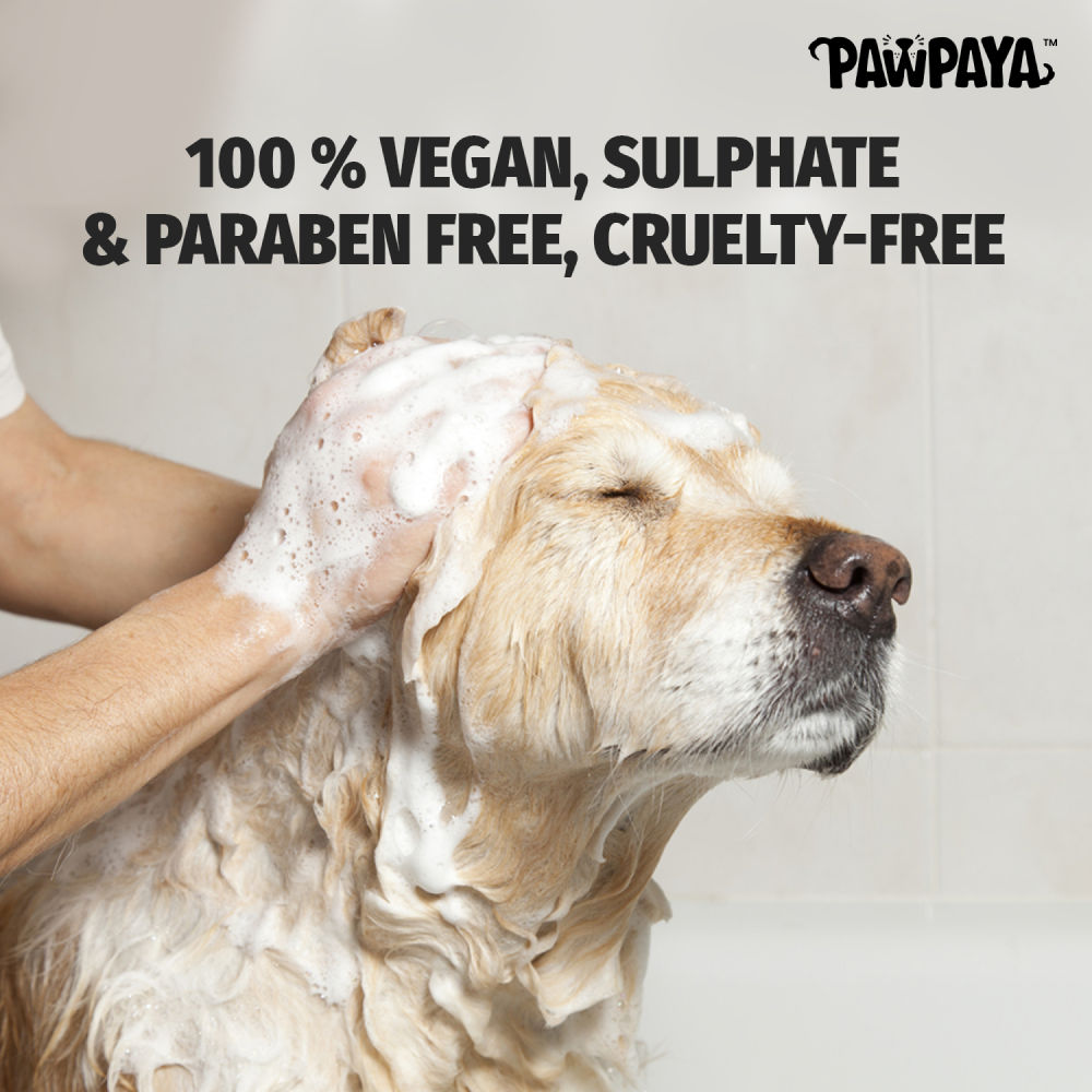 Pawpaya Waterless Shampoo for Dogs — back view